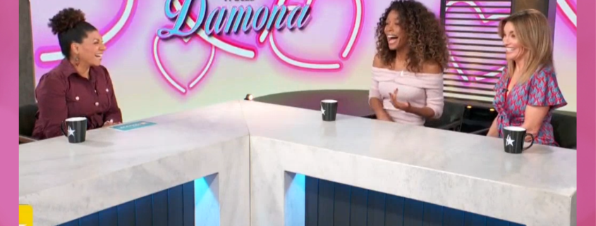 damona hoffman, zuri hall and kit hoover on access daily hollywood talking valentines day rom com movies and love