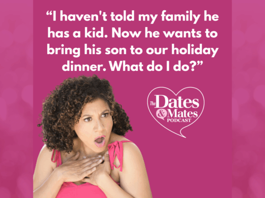 damona hoffman relationship advice dating advice thanksgiving secret kid