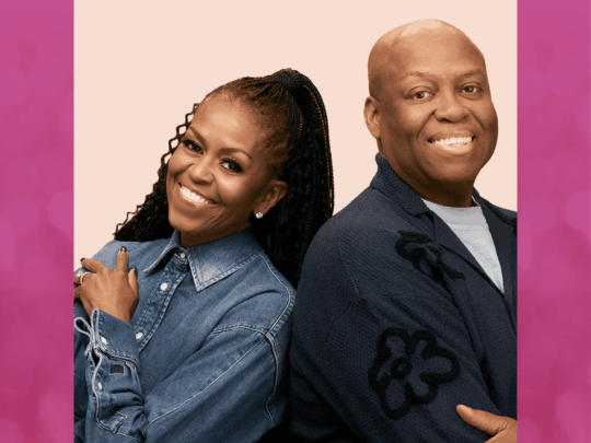 Michelle Obama and Craig Robinson hosts of the IMO Podcast join Damona Hoffman on the Dates & Mates podcast for a q&a