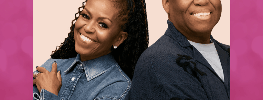 Michelle Obama and Craig Robinson hosts of the IMO Podcast join Damona Hoffman on the Dates & Mates podcast for a q&a