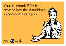 Social media displays of affection can lead to Facebook stalking.
