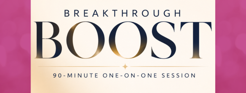 4:21 PMClaude responded: Breakthrough Boost 90-minute one-on-one coaching session with Damona HoffmanBreakthrough Boost 90-minute one-on-one coaching session with Damona Hoffman